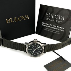 New w/box/Bulova 96A259 Military VWI Special Edition HACK Automatic Men&rsquo;s Watch