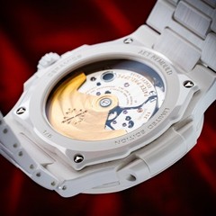Patek Philippe Nautilus 5711 White Ceramic Roselend Blue AET Remould Complete