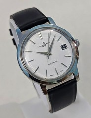 Swiss Made Vintage Ulysse Nardin Automatic 21-Jewels SS Date Men&rsquo;s Wristwatch