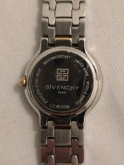 Vintage Givenchy Swiss Made Two-Tone Quartz Watch Diamond Markers 24mm Date