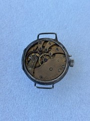 Longines 1916 silver 925 WW1 trench watch. Trench, works, very rare pin set