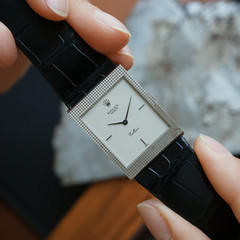 Rolex Cellini Ref. 4127 Hobnail 18k White Gold Manual Wind 1995