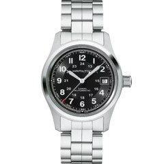 New Hamilton Khaki Field Automatic Black Dial Men&rsquo;s Bracelet Watch H70455133