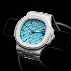 Patek Philippe Nautilus 5711 White Ceramic Roselend Blue AET Remould Complete