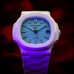 Patek Philippe Nautilus 5711 White Ceramic Roselend Blue AET Remould Complete