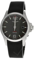 Longines Conquest VHP 43mm Quartz Black Rubber Men&rsquo;s Watch L3.726.4.66.9