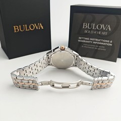 Bulova 98C133 Crystal Octava Gold Silver Two-Tone Quartz Men&rsquo;s Watch 41.5mm