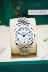 2026 Rolex Datejust 41, White Jubilee, Full Set, 126300