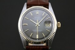 VINTAGE ROLEX 1601 DATEJUST AUTOMATIC CAL 1570 26 JEWELS MEN`S DATE WATCH 5