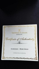 BERNHARD H. MAYER MEN&rsquo;S SWISS MADE AUTOMATIC GOLDPLATED FULL SET EUC