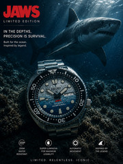 CJ CUSTOM OEM JAWS 50th ANNIVERSARY DIAL WR20ATM