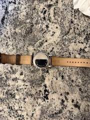 Fossil FS5380 Neutra Men&rsquo;s Chronograph Watch 44mm Cream Dial Brown Leather Strap