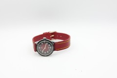 MARTI CAL. FE 233-72 DIVER WRIST WATCH 29mm 13mm LUG RED DIAL RUNS (EF)