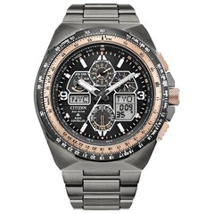 Citizen Men&rsquo;s Air Perpetual Calendar Eco-Drive Gray Watch 56 MM JY8146-54E