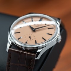 Patek Philippe Calatrava 6196P-001 Platinum 2025 Full Set Salmon Dial