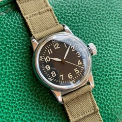 1945 Elgin A-11 Hack Grade 539 16 Jewels US Military Wristwatch -Mint #3