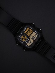 « Gamma » | Custom Radiation Casio Royale | AE-1200WH | ☢️🟡 | NEW Watch MOD
