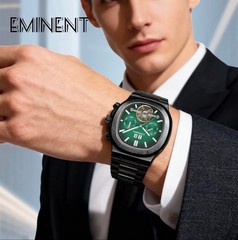FORSINING Brand Tourbillon Men&rsquo;s Automatic Mechanical Stainless Steel Band Watch