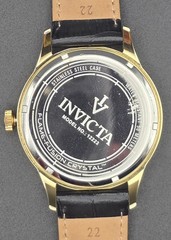 Invicta Men&rsquo;s 12244 Vintage Collection Quartz Stainless Steel Case Leather St