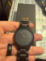 MAM Volcano 40MM Wooden Watch