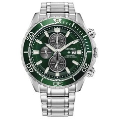 Citizen Men&rsquo;s Sea Chronograph Calendar Eco-Drive Silver Watch 45 MM CA0820-50X