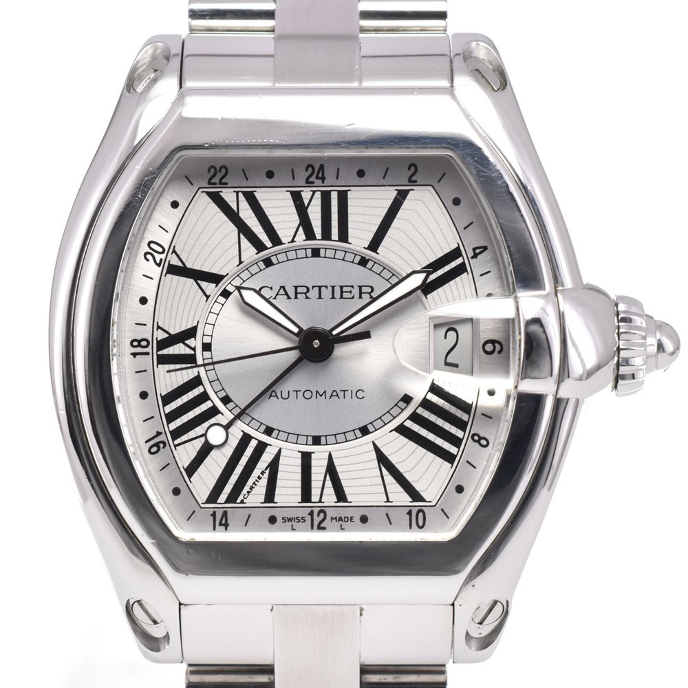 CARTIER Roadster XL W62032X6 Date Silver Dial Automatic Men&rsquo;s Watch E#147273