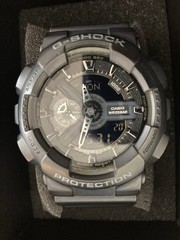 G-SHOCK Watch Good Condition All Matte Black GA-110