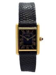 CARTIER Must de Cartier Tank SM 925 Hand-winding Watch Cal. ETA 2512-1