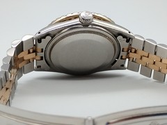 Rolex Datejust 16013 Black Roman Numeral Diamond Dial & Bezel 18k Two Tone 36MM