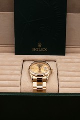 Rolex Day-Date 36 Champagne Dial with Box