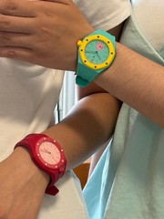 AP x Swatch Royal Pop OTG ROZ With STRAP Brand New READY TO WEAR NO RESERVE