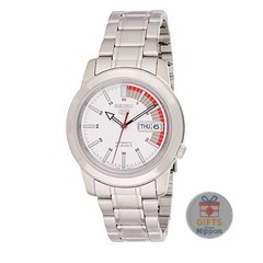 Seiko SNKK25 Men&rsquo;s Automatic Watch Stainless Steel Crystal Glass New