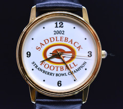 Vtg Saddleback College Football 2002 Strawberry Bowl Champion Watch Men