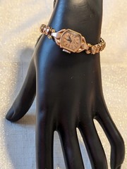 Beautiful Vintage 1930s Elgin DeLuxe Ladies Wristwatch – 10K Rose Gold Filled