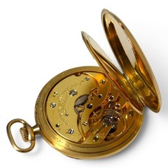 Patek Philippe Pocket Watch 50 mm Open Face 18K Yellow Gold Watch 89 Grams