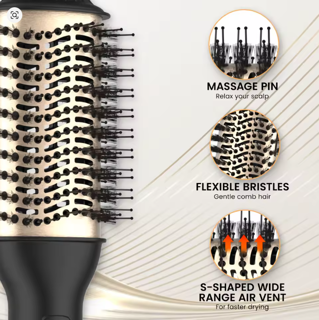 Brosse Soufflante SOKANY SK-1914 1200W - Sèche-Cheveux Brosse Rotative Lissante et Volumisante – Image 4